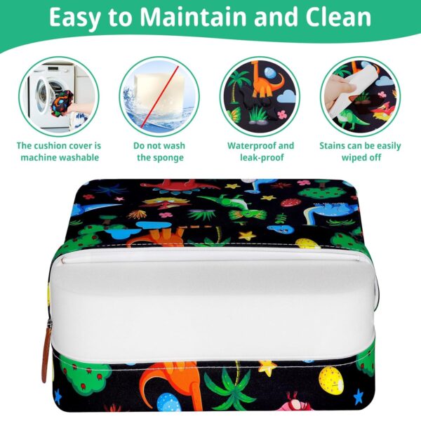 Toddler Booster Seat for Kitchen Chair, Non-Slip Kids Dining...