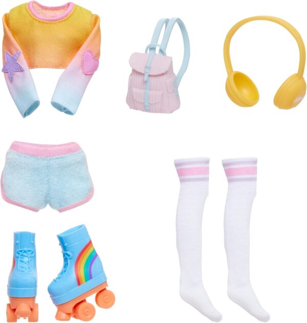 Rainbow High Fashion Pack, Skate Social Includes 1 Full Skat...