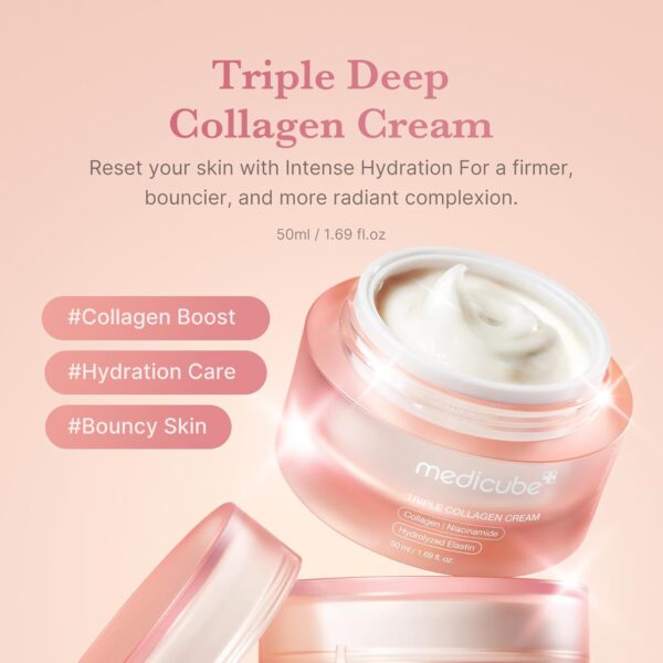 medicube Triple Collagen Cream - Hydrating & Firming Moistur...