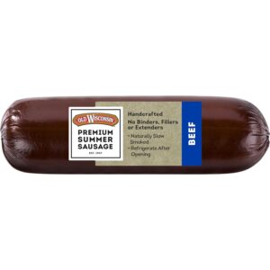 Old Wisconsin Premium Summer Sausage, 100% Natural Meat, Cha...