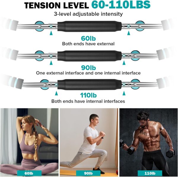 Twister Arm Exerciser 60-110lb Home Fitness Equipment Men's ...