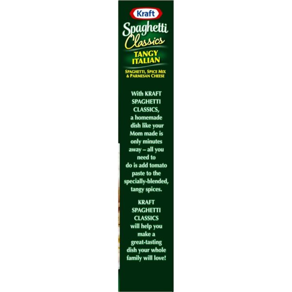 Kraft Spaghetti Classics Tangy Italian Spaghetti, Spices, & ...
