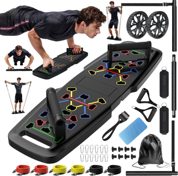 Push Up Board,Home Gym,Portable Exercise Equipment,Pilates B...