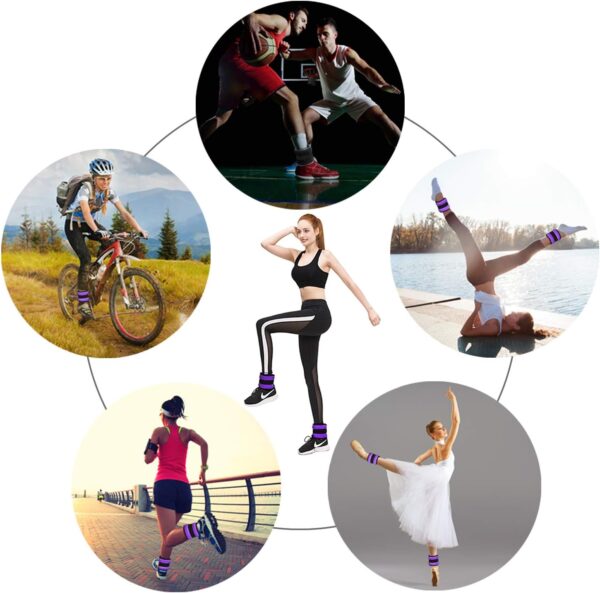 Ankle/Wrist Weights, Small Leg Arm Hand Cuff Weights for Wom...