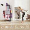 Yoga Mat Storage Rack Home Gym Equipment Workout Equipment O...