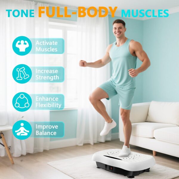 Vibration Plate Exercise Machine, Vibrating Equipment for We...