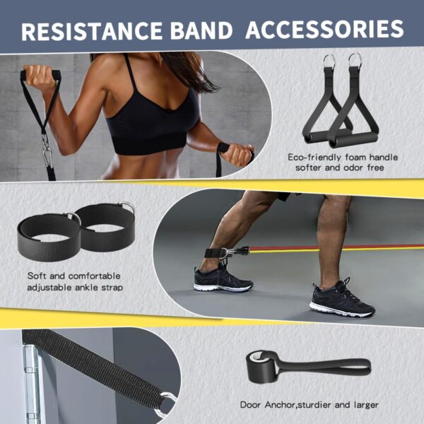 WHATAFIT Resistance Bands, Exercise Bands，Resistance Bands f...