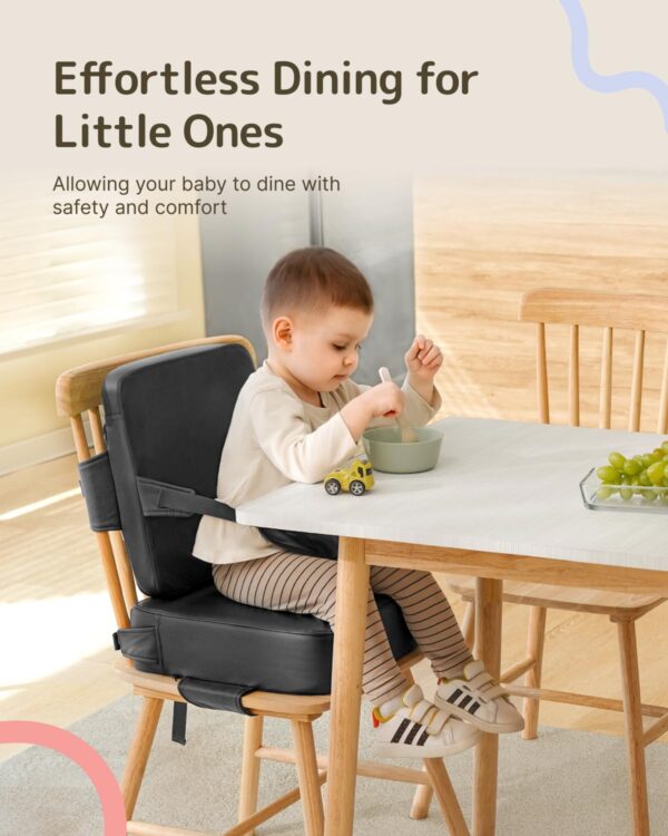 HOMEAL Booster Seat for Kitchen Chair, Breathable Toddler Bo...