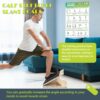 Slant Board for Calf Stretching, Adjustable Portable Wooden ...
