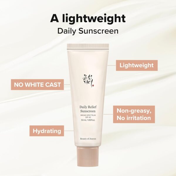 Beauty of Joseon Daily Relief Sunscreen for face Sun moistur...