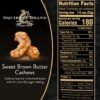 Squirrel Brand Sweet Brown Butter Cashews, 3.5 Ounces Reseal...