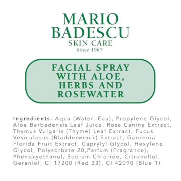 Mario Badescu Facial Spray with Aloe, Herbs and Rose Water f...