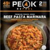 Peak Refuel Beef Pasta Marinara | 49g Protein | 1040 Calorie...