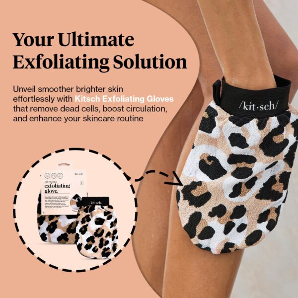 Kitsch Exfoliating Glove – Korean Exfoliating Mitt & Deep Ex...