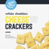Amazon Brand - Happy Belly White Cheddar Cheese Cracker, 12....