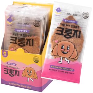 K FOOD KOREAN FOOD Flat Croissant Himalayan Pink Salt, Crisp...