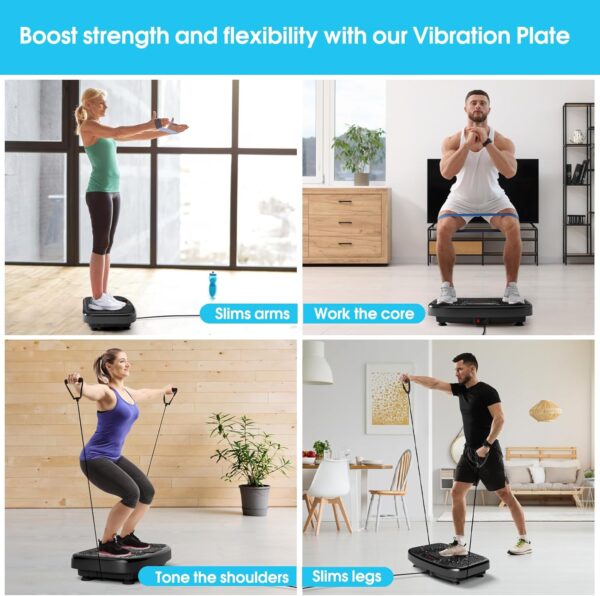Vibration Plate Exercise Machine for Lymphatic Drainage,Soft...