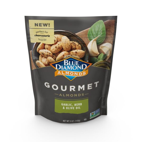 Blue Diamond Almonds, Gourmet Specialty Garlic, Herb, and Ol...