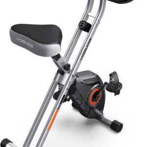YOSUDA Folding Exercise Bike - Foldable Stationary Bike for ...