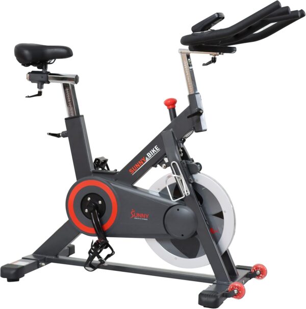 Sunny Health & Fitness Magnetic Belt Drive Indoor Cycling Bi...