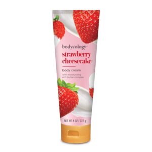 Bodycology Shea Butter Body Cream, Strawberry Cheesecake, 8 ...