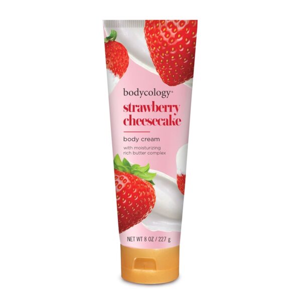 Bodycology Shea Butter Body Cream, Strawberry Cheesecake, 8 ...
