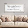 Bless The Food Before Us Home Decor Wall Sign For Family Kit...