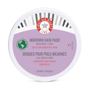 First Aid Beauty - Ingrown Hair Pads with BHA + AHA - Afters...