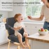 Toddler Booster Seat for Kitchen Chair, 2-in-1 Dining Table ...