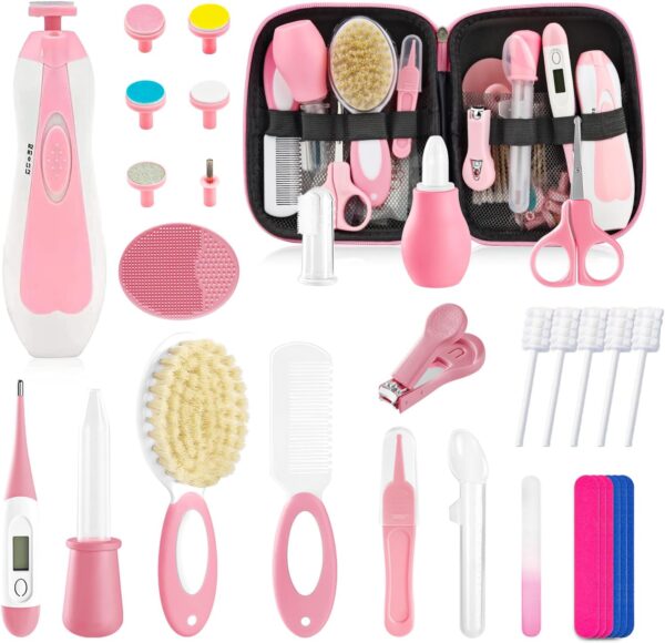 Baby Healthcare and Grooming Kit for Newborn Kids, 31PCS Upg...