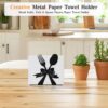 Modern Standing Napkin Holder for table, Black Metal Napkin ...