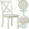 AMERLIFE 7-Piece Farmhouse Solid Wood Dining Table Set with ...