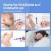 Berrcom Digital Thermometer for Adults, Oral and Underarm Th...