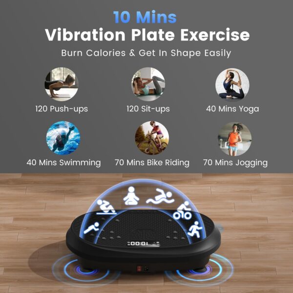 Vibration Plate Exercise Machine, Vibrating Fitness Platform...