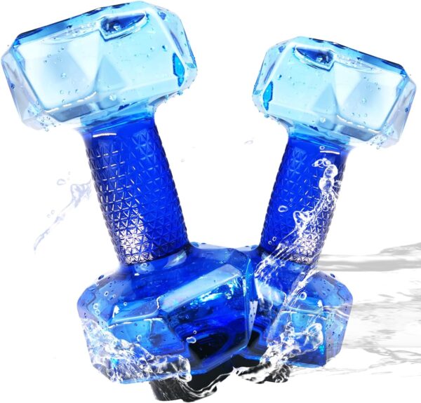 Water Weights for Pool Exercise Set of 2, Aquatic Exercise D...