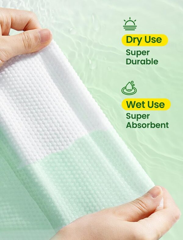 Elvira 100 Count Disposable Face Towels, Biodegradable Facia...