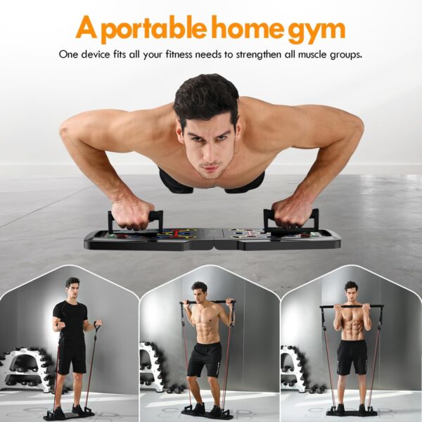 Push Up Board,Home Gym,Portable Exercise Equipment,Pilates B...