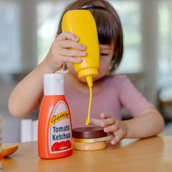 Melissa & Doug 5-Piece Favorite Condiments Play Food Set Pla...