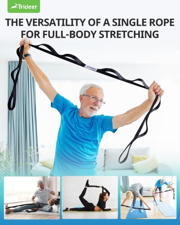 Trideer Stretching Strap Yoga Strap Physical Therapy for Hom...