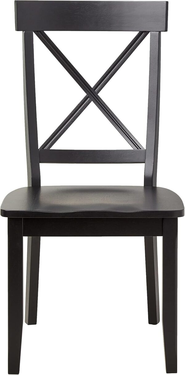 Homestyles Blair Black Dining Chairs, Set of 2