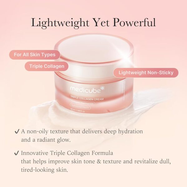 medicube Triple Collagen Cream - Hydrating & Firming Moistur...