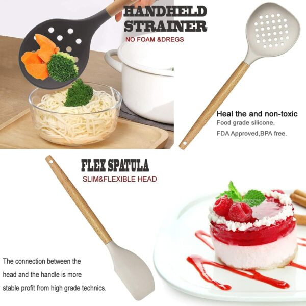 Kitchen Utensils Set- 35 PCs Cooking Utensils with Grater,To...