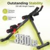 FLYBIRD Ab Workout Equipment, Adjustable Ab Machine Full Bod...