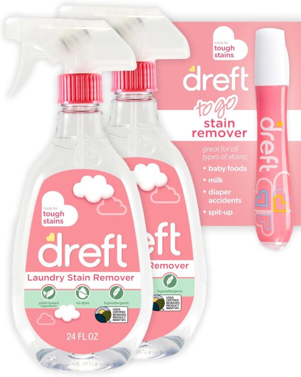 Dreft Stain Remover for Baby Clothes and Hypoallergenic Baby...