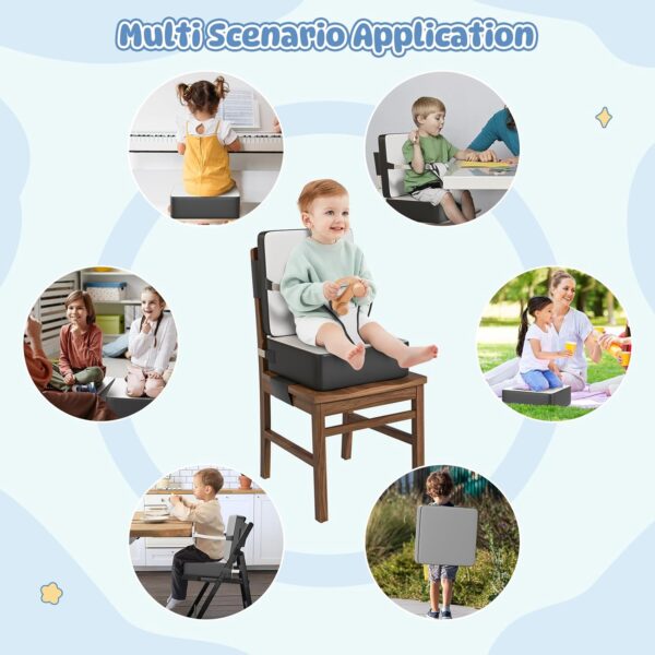 Booster Seat for Kitchen Chair, Toddler Booster Seat for Din...