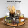 Lazy Susan Turntable Organizer for Cabinet Pantry Kitchen Co...