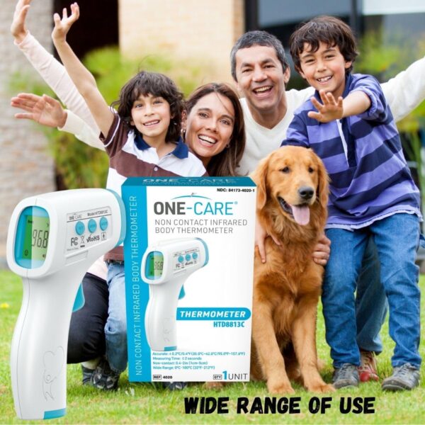 ONE-CARE Digital Infrared Thermometer HTD8813C - Non-Contact...