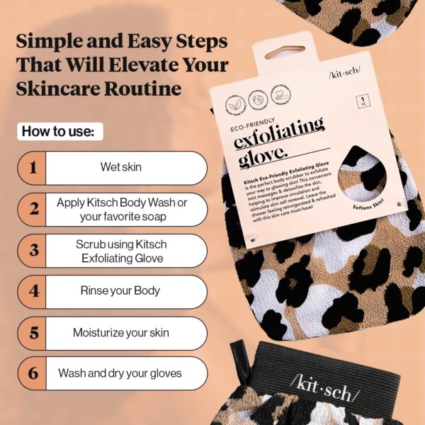 Kitsch Exfoliating Glove – Korean Exfoliating Mitt & Deep Ex...