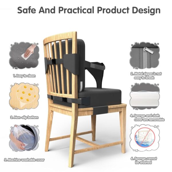 Toddler Booster Seat for Dining Table,Booster Seat for Kitch...
