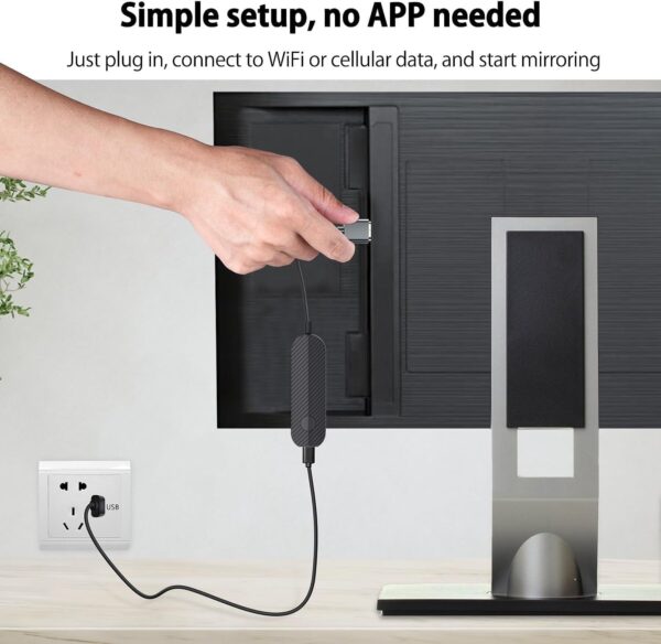 4K 1080P Wireless HDMI Display Adapter, WiFi Streaming Movie...
